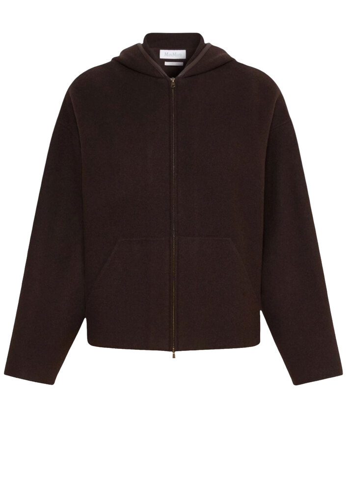 Полупальто из шерсти и кашемира MAX MARA