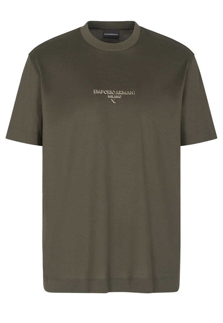 Футболка с логотипом EMPORIO ARMANI