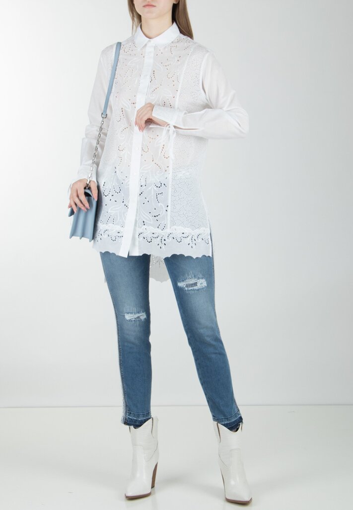 Джинсы ERMANNO SCERVINO  - Хлопок