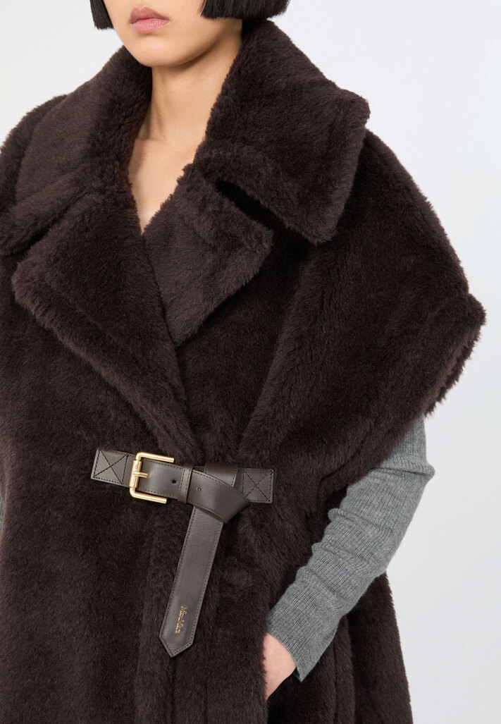 Жилет MAX MARA  - Альпака - цвет коричневый