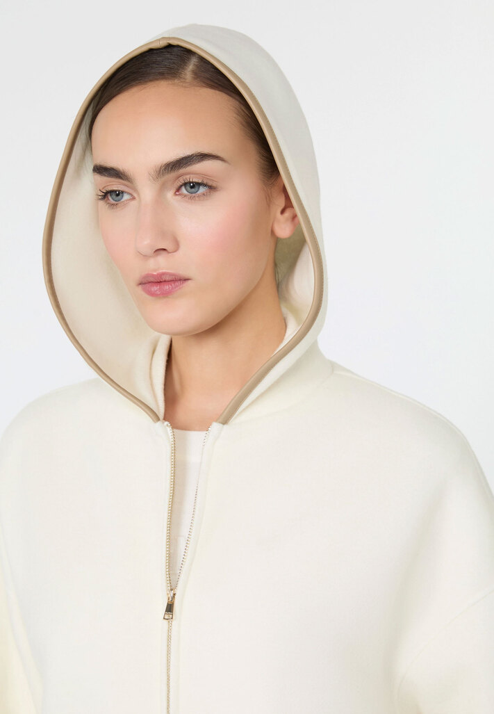 Полупальто MAX MARA  - Шерсть - цвет белый