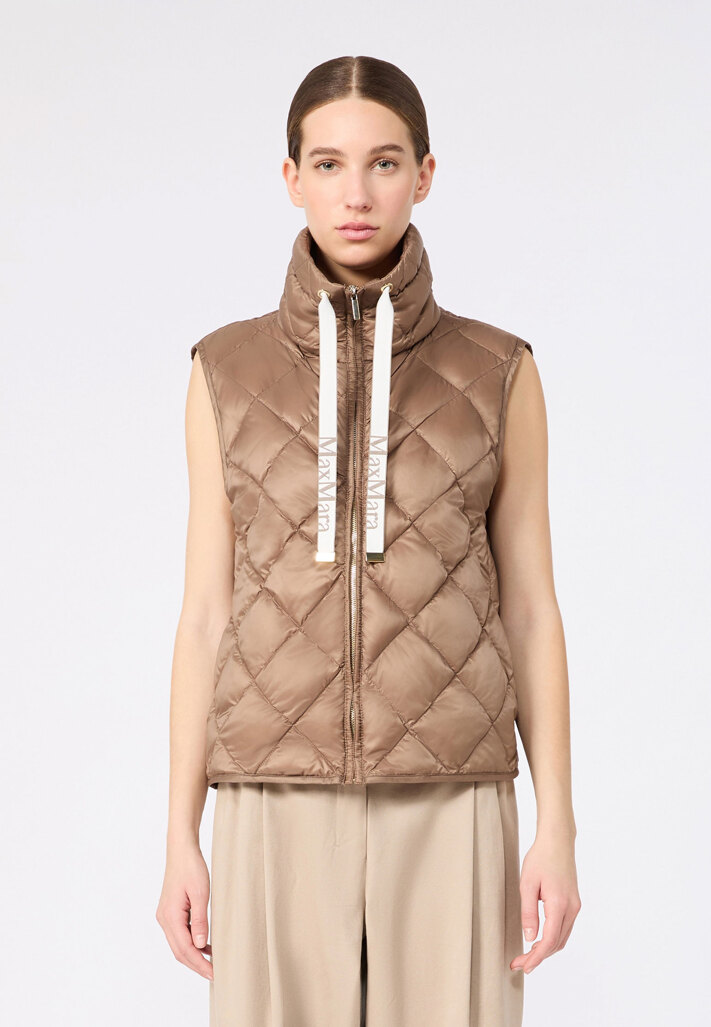 Жилет MAX MARA  - Полиамид - цвет бежевый