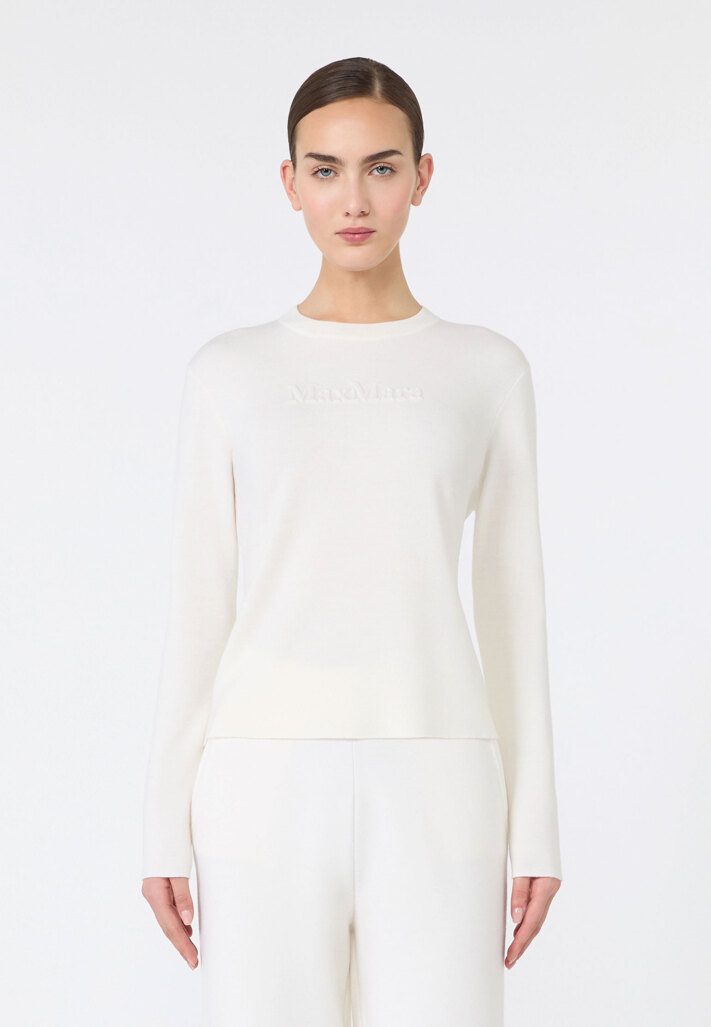 Джемпер MAX MARA  - Шерсть - цвет белый