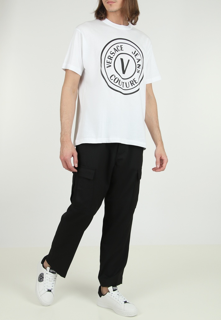 Футболка VERSACE JEANS COUTURE  - Хлопок - цвет белый