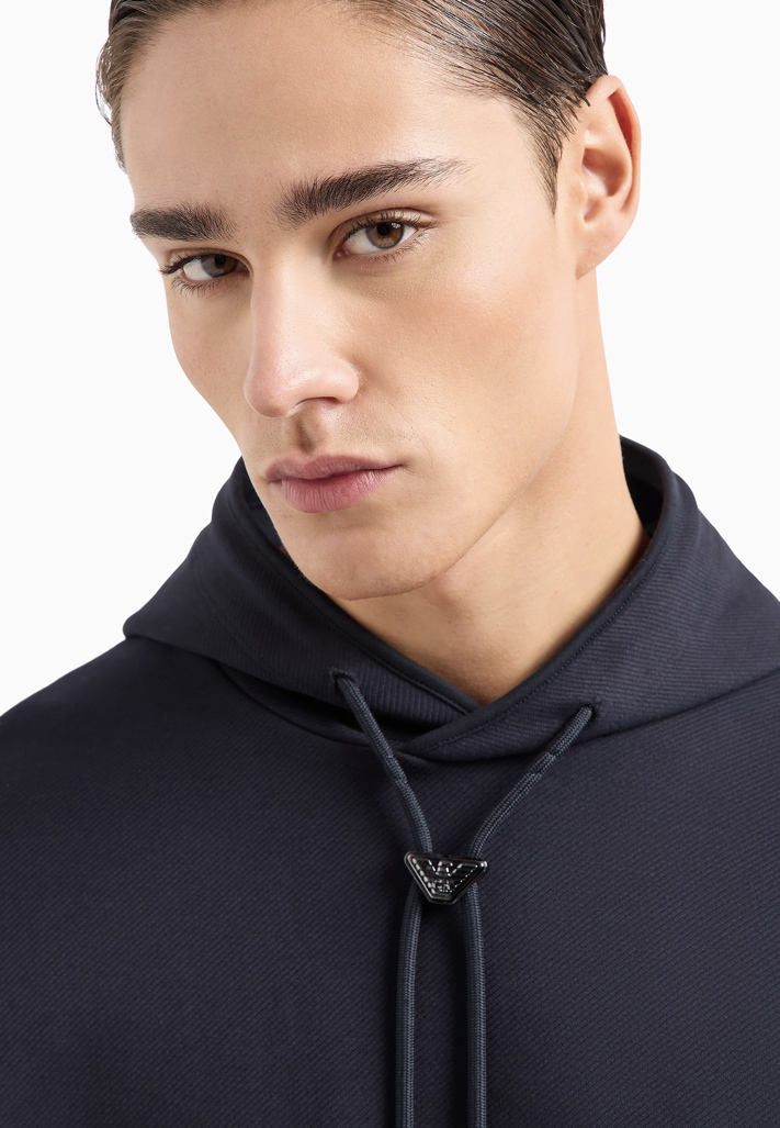 Футболка EMPORIO ARMANI  - Хлопок - цвет синий