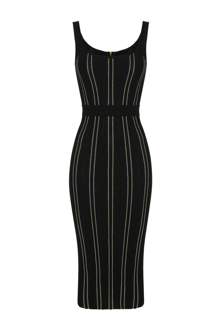 Платье из смесовой вискозы ELISABETTA FRANCHI