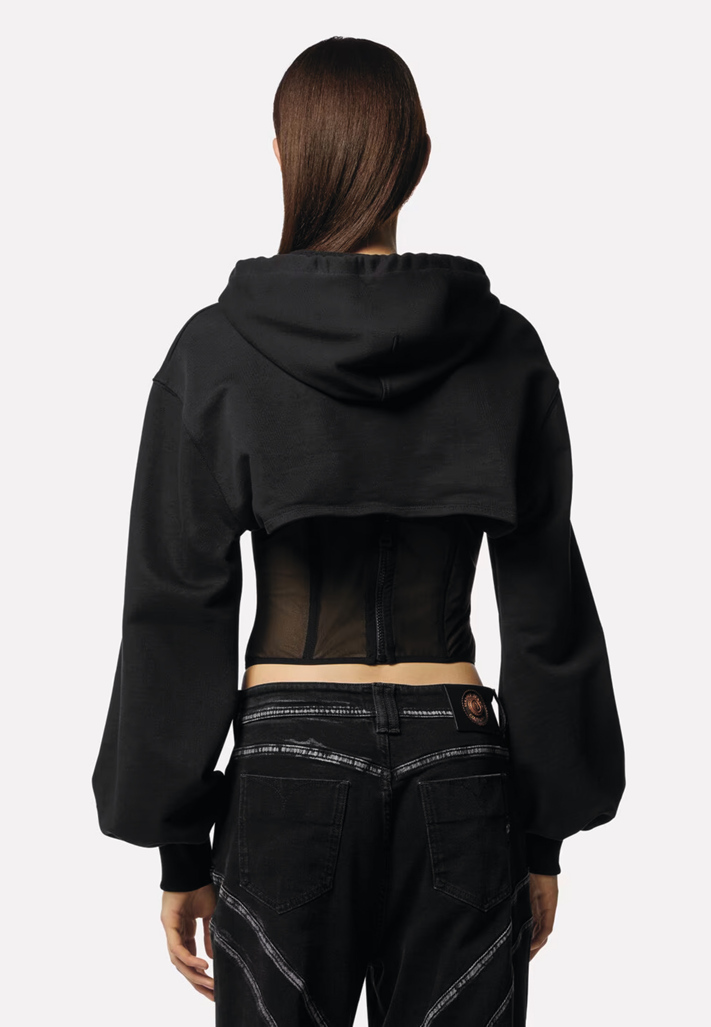 Худи VERSACE JEANS COUTURE  - Хлопок - цвет черный