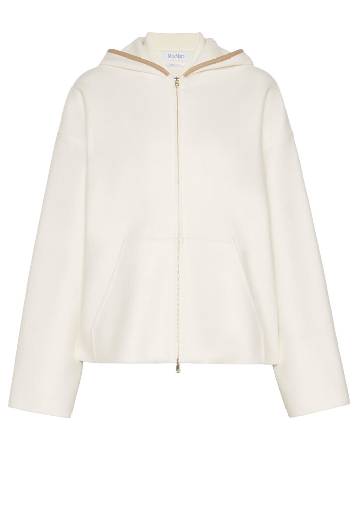 Полупальто из шерсти и кашемира MAX MARA