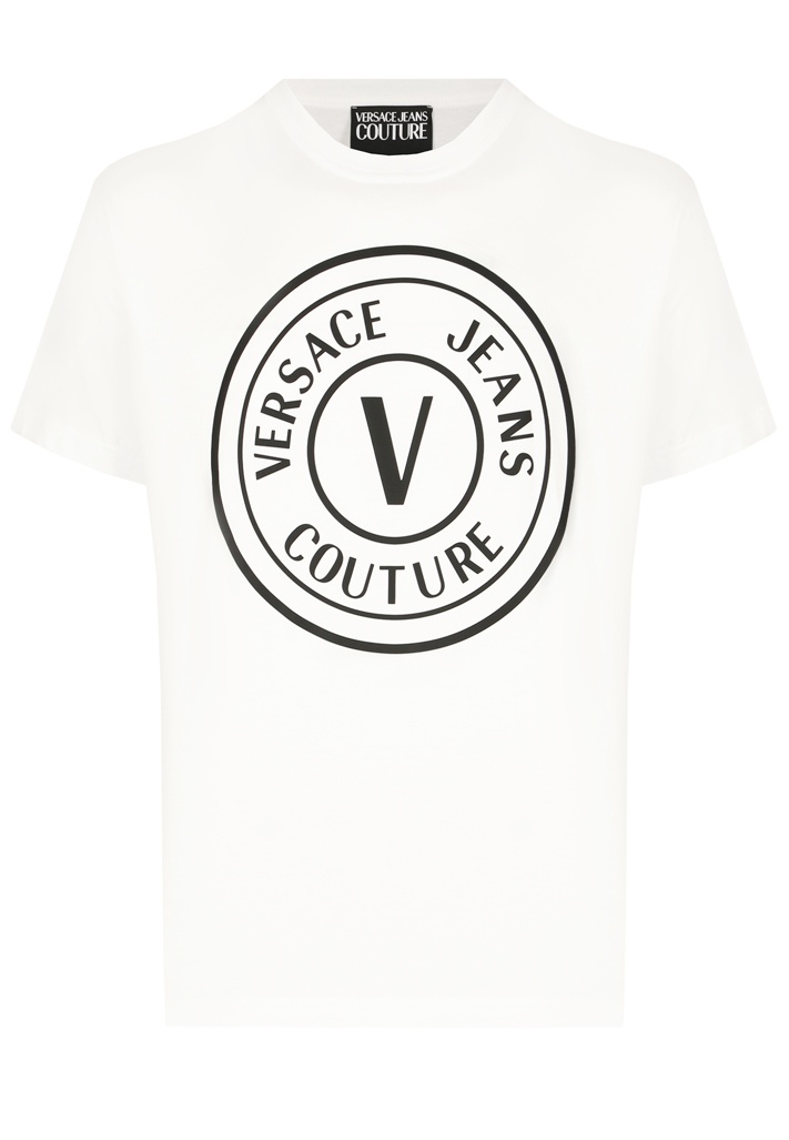 Футболка с логотипом VERSACE JEANS COUTURE