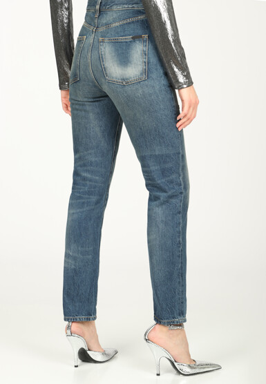 Джинсы SAINT LAURENT