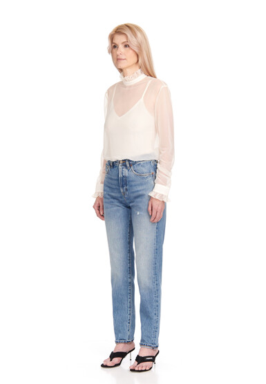 Джинсы SAINT LAURENT