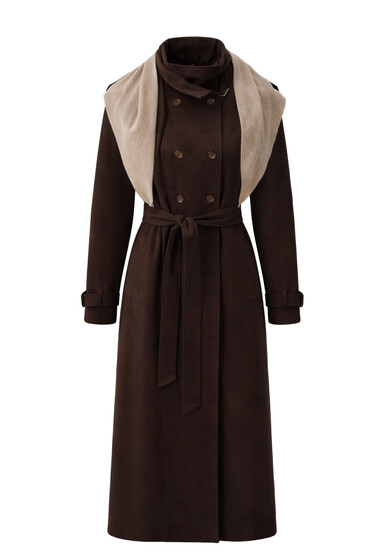 Тренч с косынкой SFILATO