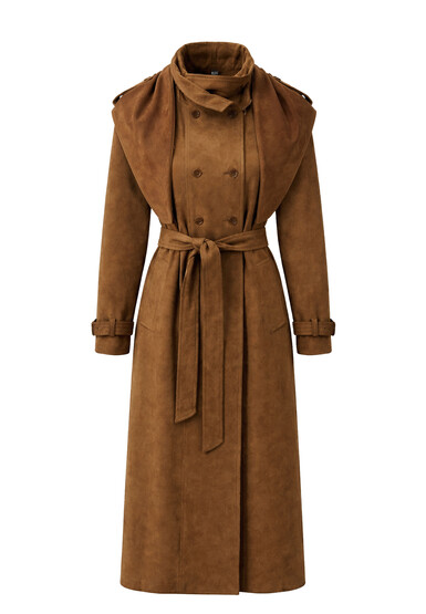 Тренч с косынкой SFILATO