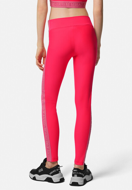 Легинсы VERSACE JEANS COUTURE  - Полиамид - цвет розовый