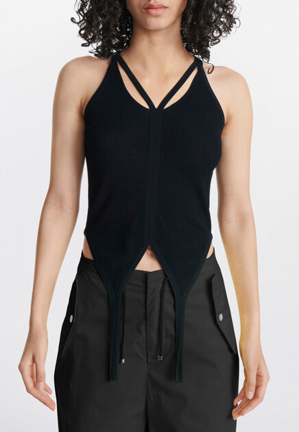 Топ DION LEE  - Вискоза - цвет черный