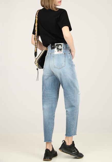 Джинсы DSQUARED2  - Хлопок - цвет голубой
