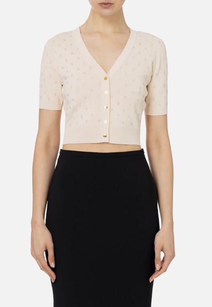 Топ со стразами  ELISABETTA FRANCHI
