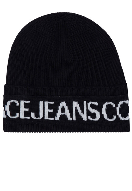 Шапка с крупным логотипом  VERSACE JEANS COUTURE