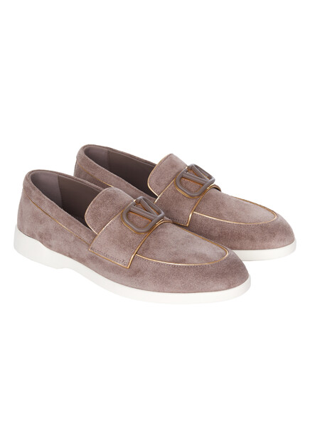Лоферы VALENTINO  - Замша