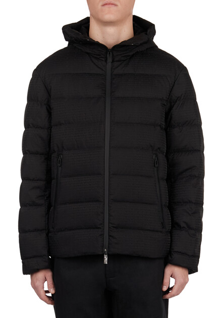 Пуховик EMPORIO ARMANI  - Полиамид - цвет черный
