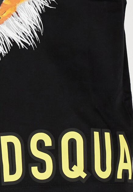 Футболка DSQUARED2  - Хлопок - цвет черный
