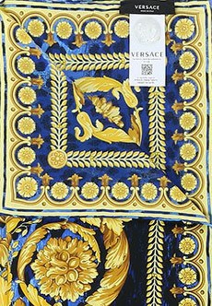 Синий платок VERSACE