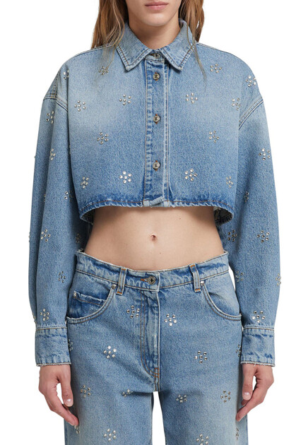 Джинсовая куртка MSGM  - Хлопок
