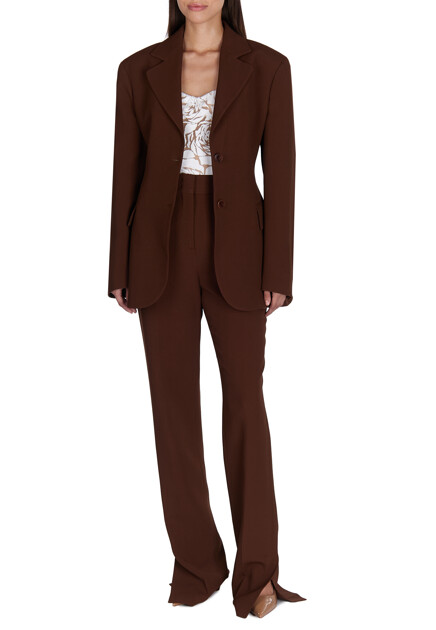 Костюм ERMANNO SCERVINO  - Вискоза, Ацетат - цвет коричневый