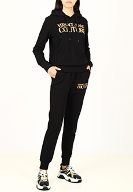 Спортивный костюм с фольгированным логотипом VERSACE JEANS COUTURE