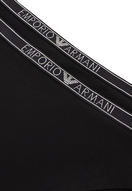 Комплект трусов EMPORIO ARMANI Underwear  - Хлопок - цвет черный