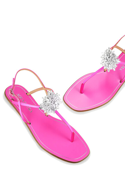 Сандалии AQUAZZURA  - Текстиль