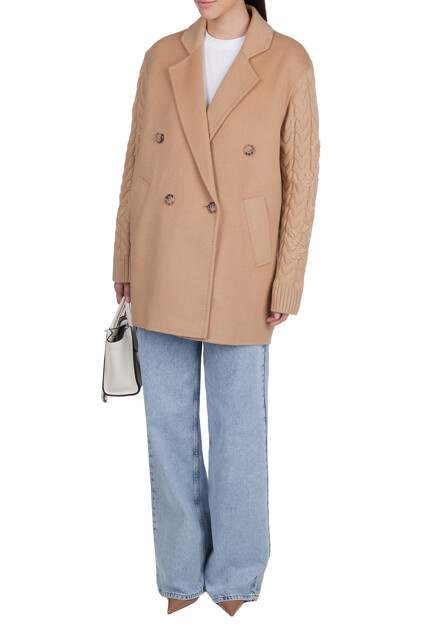 Пальто ERMANNO FIRENZE  - Полиэстер, Шерсть