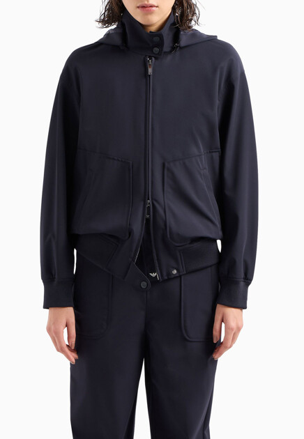 Куртка EMPORIO ARMANI  - Полиамид - цвет синий