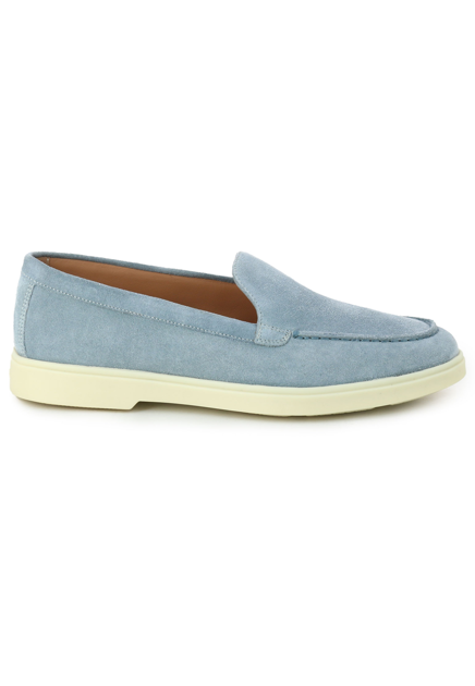 Замшевые лоферы  SANTONI capsule