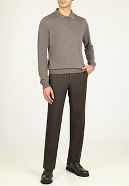 Классические брюки из шерсти  CORNELIANI