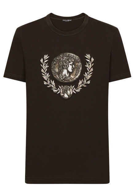 Футболка с принтом  DOLCE&GABBANA