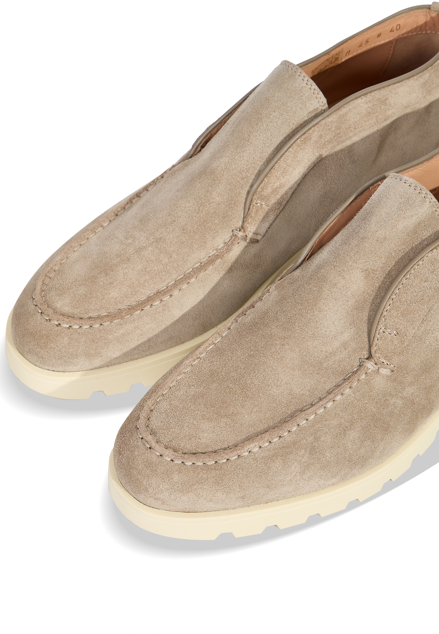 Полуботинки SANTONI  - Замша - цвет серый