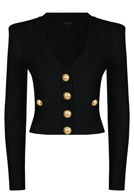 Кардиган из смесовой вискозы BALMAIN