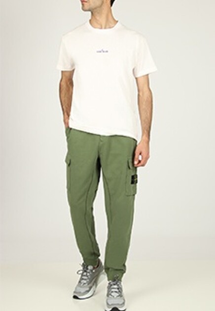 Спортивные брюки с накладными карманами STONE ISLAND