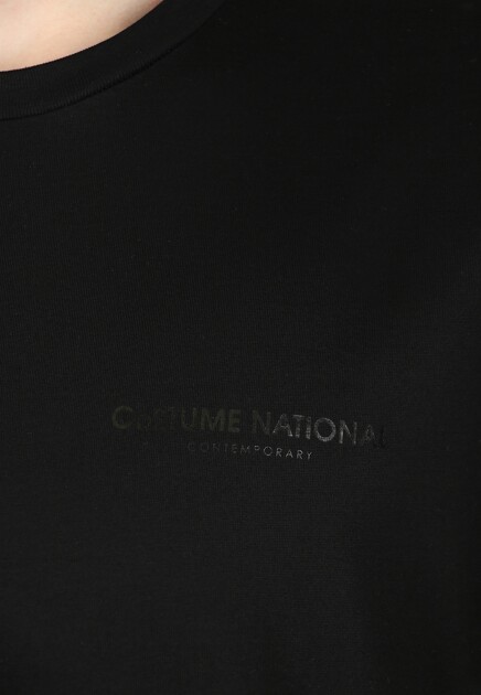 Футболка COSTUME NATIONAL  - Хлопок - цвет черный