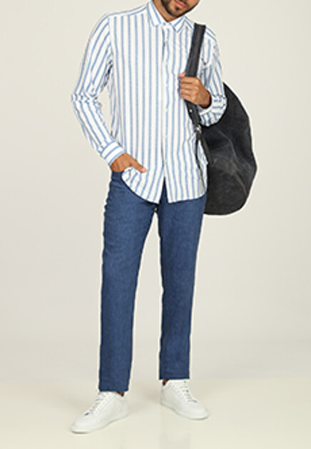 Брюки прямого кроя CORNELIANI
