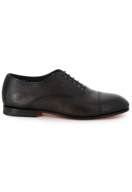 Туфли-оксфорды из зернистой кожи  SANTONI
