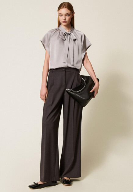 Брюки широкие  TWINSET Milano - ИТАЛИЯ