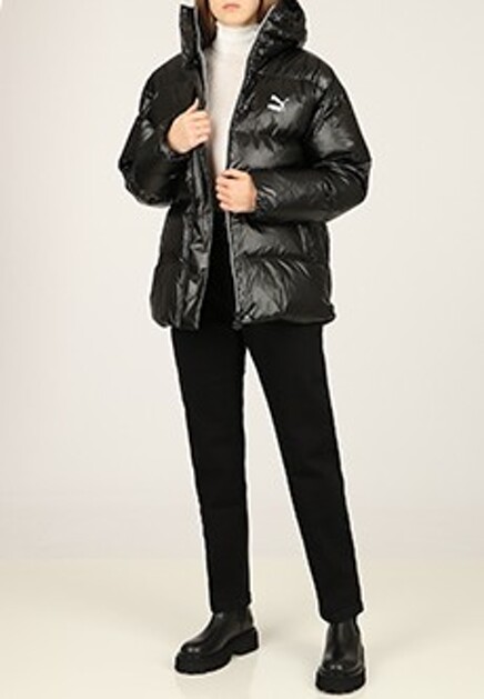 Стеганый пуховик с логотипом PUMA