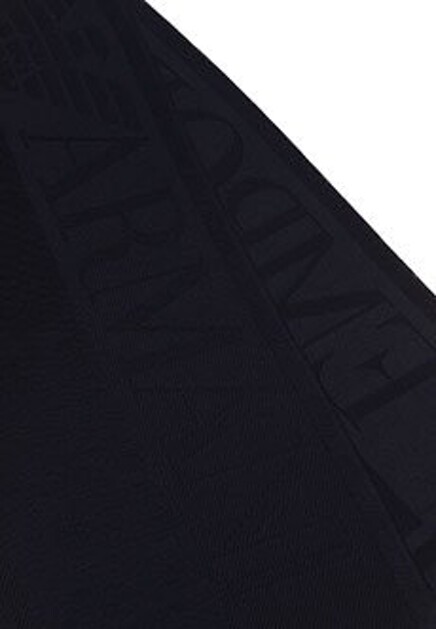 Синий шарф EMPORIO ARMANI