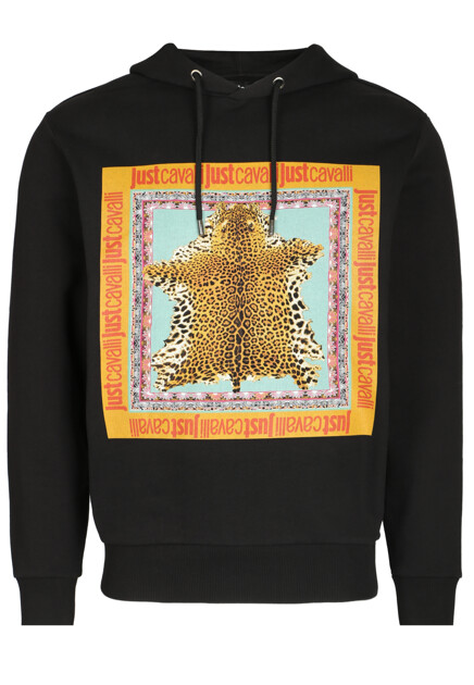 Худи с принтом JUST CAVALLI