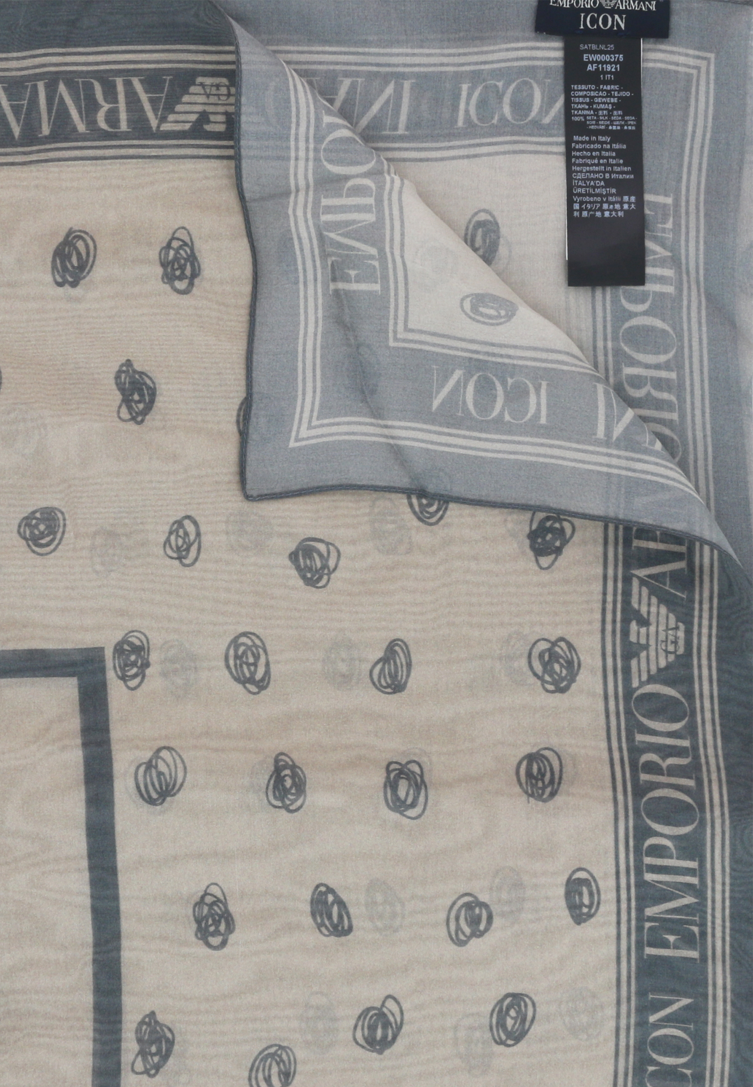 Шёлковый платок EMPORIO ARMANI - ИТАЛИЯ