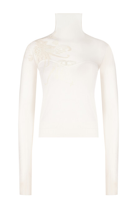 Топ с вышивкой ERMANNO SCERVINO