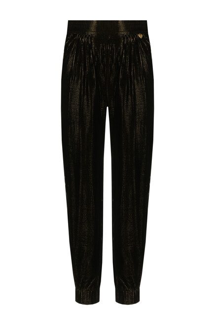 Брюки из вискозы с металлизированным эффектом TWINSET Milano