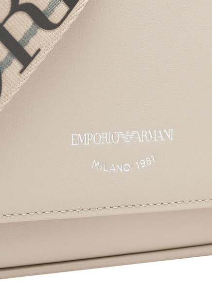 Сумка EMPORIO ARMANI  - Кожа - цвет бежевый